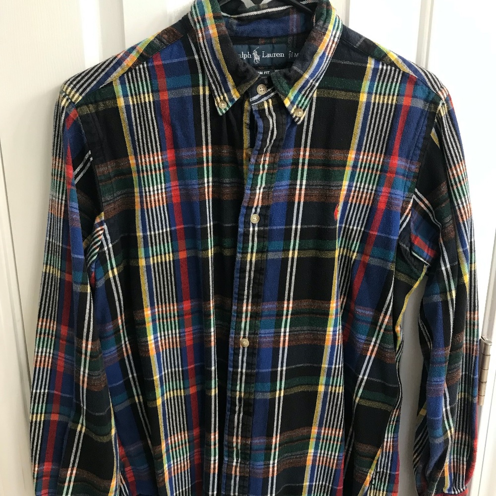 Ralph Lauren Black/Blue/Red/Yellow Flannel